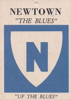 1968 Scanlens Series 2 - Team Emblems #NNO Newtown Blue Bags Front